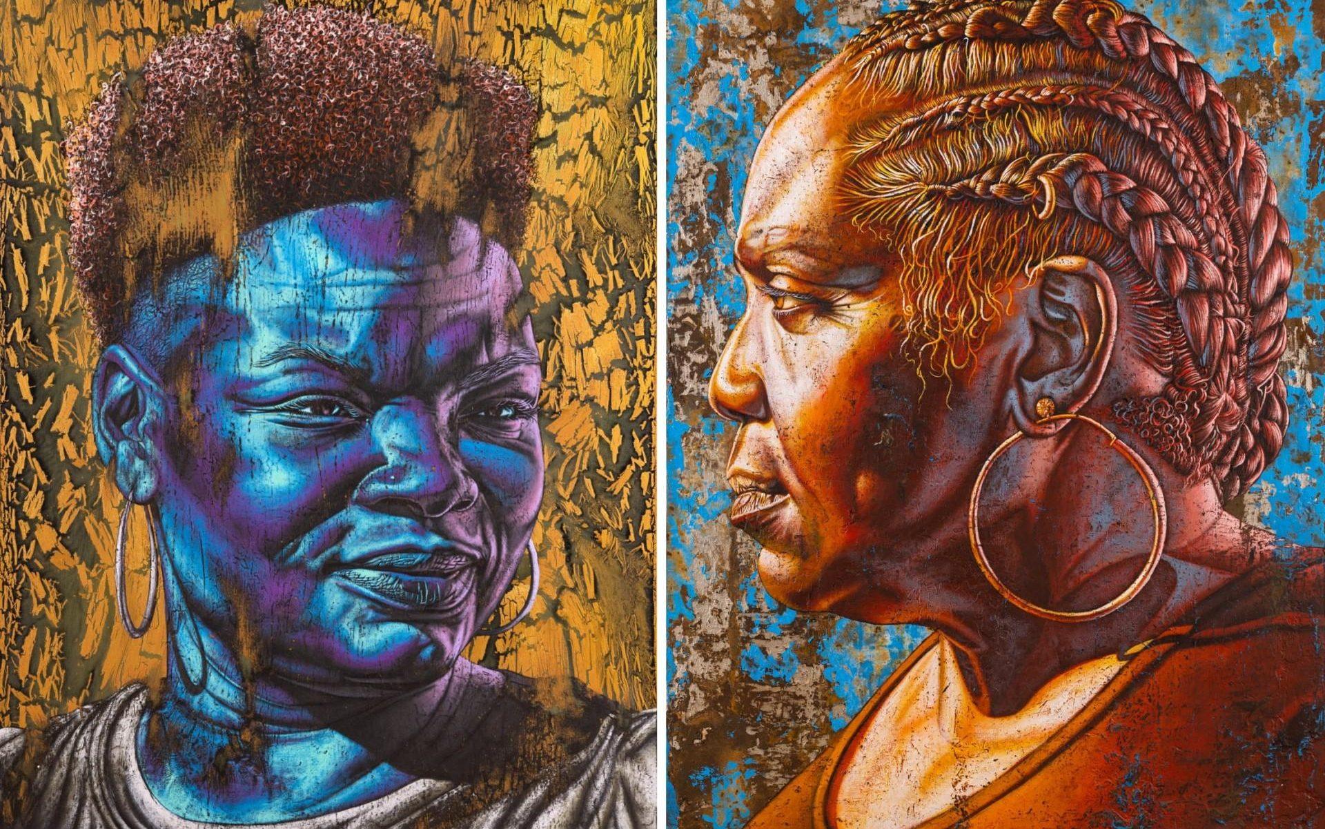 Atlanta-based artist Alfred Conteh powerful portraits of black Atlantans